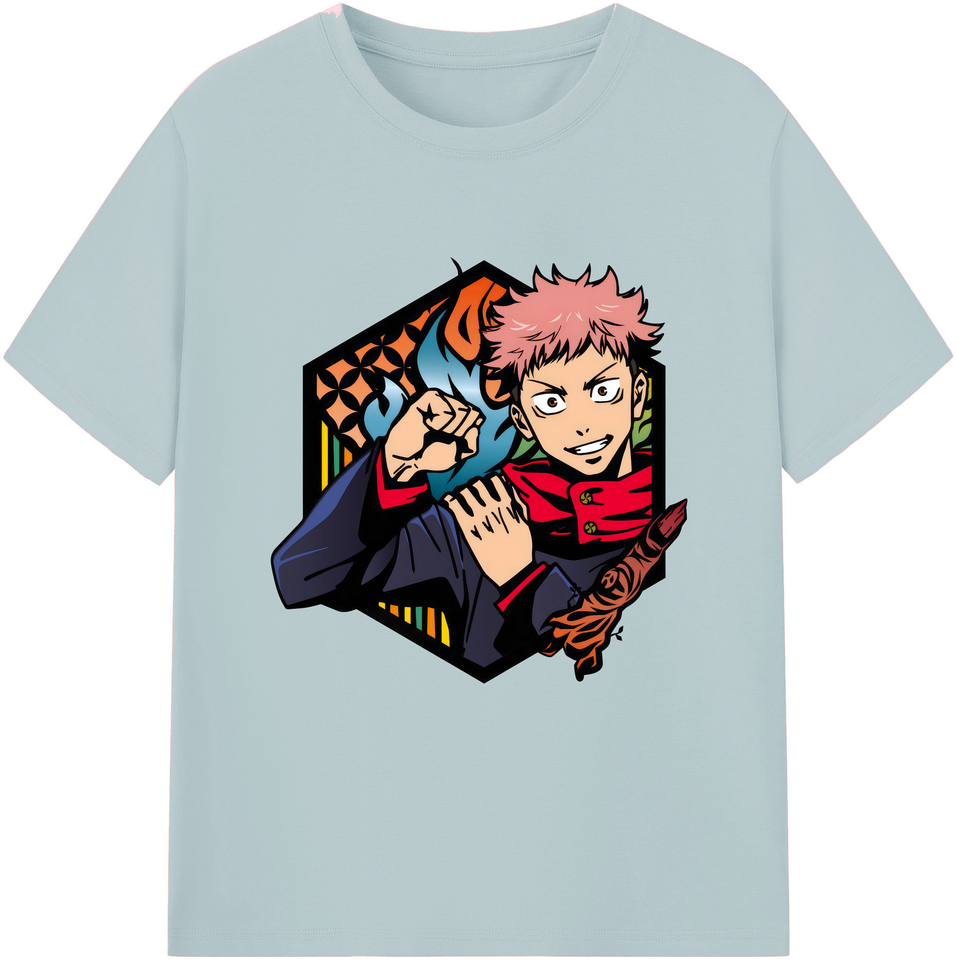 （画像用） 呪術廻戦 Jujutsu Kaisen 綿100％半袖Tシャツ（フロントプリント）
